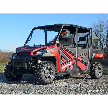 SuperATV Polaris Ranger XP Fullsize Aluminum Doors | DOOR - P - RAN9004 - 00 - MojoMotoSport.com