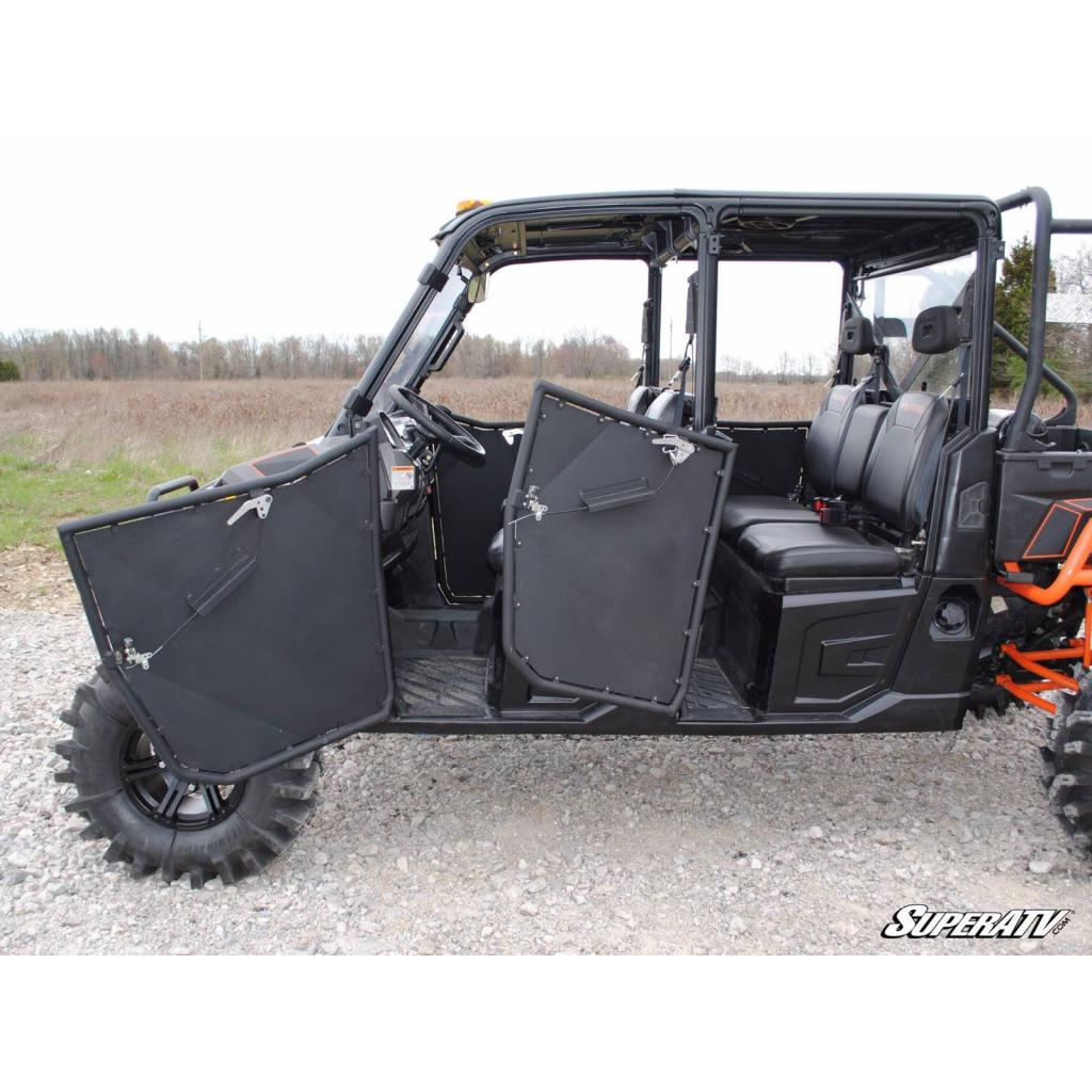 SuperATV Polaris Ranger XP Fullsize Aluminum Doors | DOOR - P - RAN9004 - 00 - MojoMotoSport.com