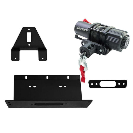 SuperATV Polaris Ranger XP Winch Mounting Plate - MojoMotoSport.com