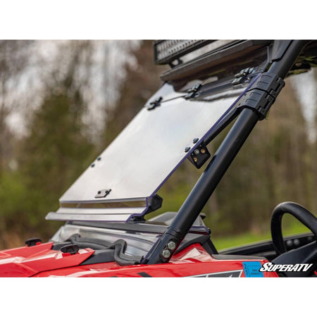 SuperATV Polaris RZR 1000 XP Scratch - Resistant Flip Windshield - MojoMotoSport.com