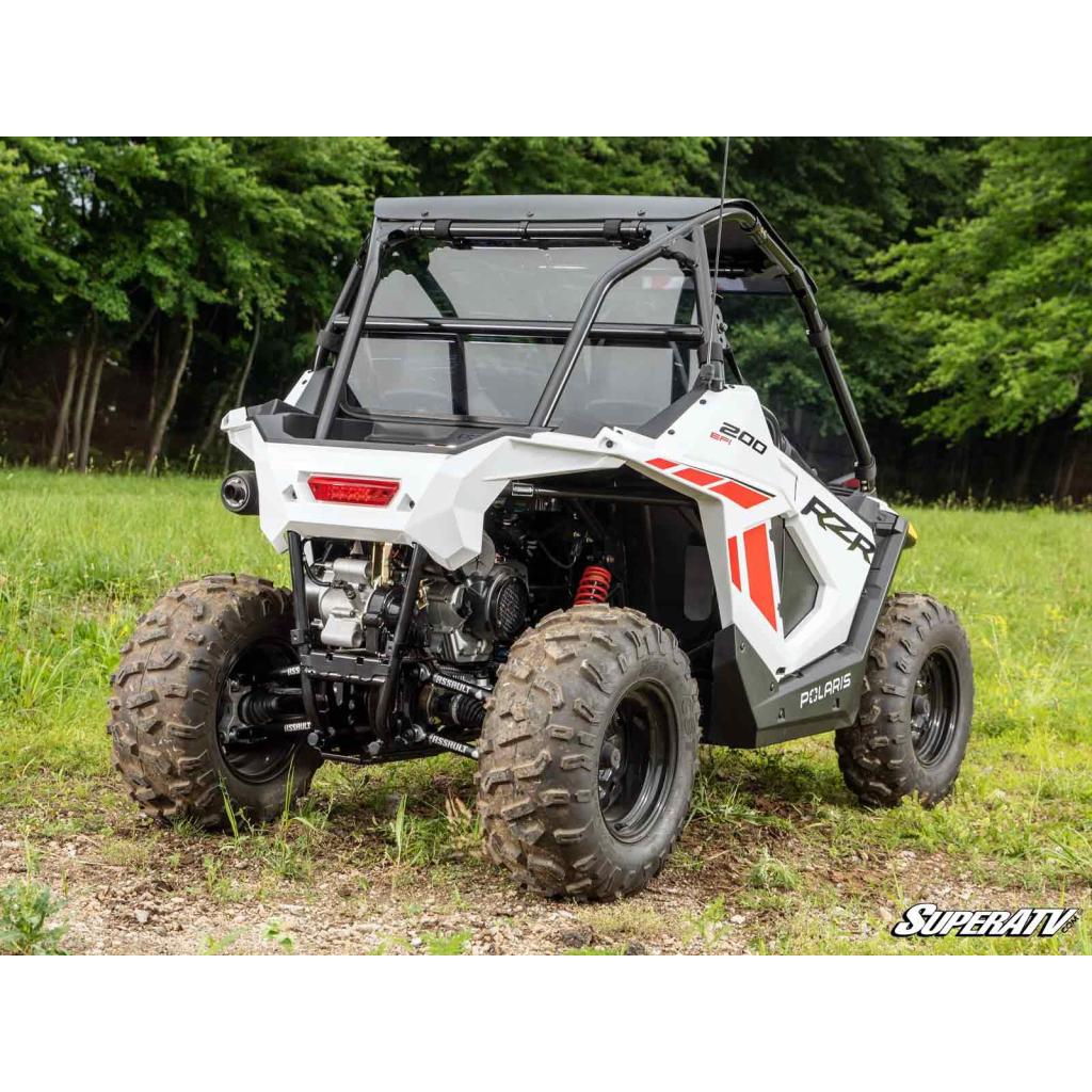 SuperATV Polaris RZR 200 Rear Windshield - MojoMotoSport.com