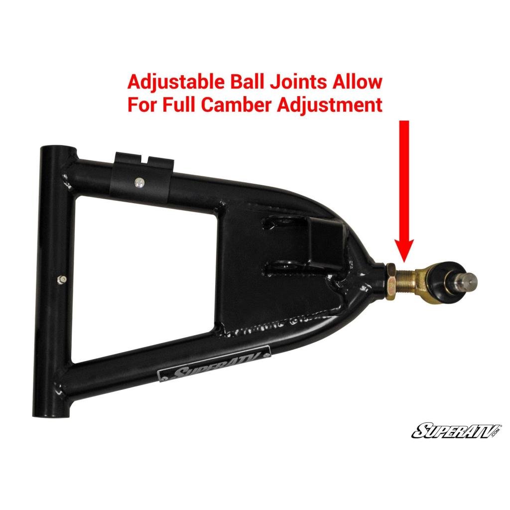 SuperATV Polaris RZR 800 High Clearance 1.5" Forward Offset A - Arms - MojoMotoSport.com