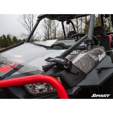 SuperATV Polaris RZR 900 Scratch Resistant Flip Down Windshield - MojoMotoSport.com