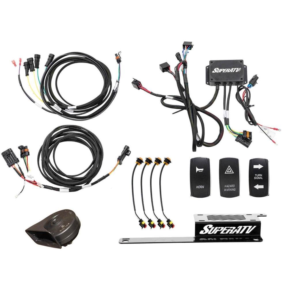 SuperATV Polaris RZR 900 Toggle Plug & Play Turn Signal Kit - MojoMotoSport.com