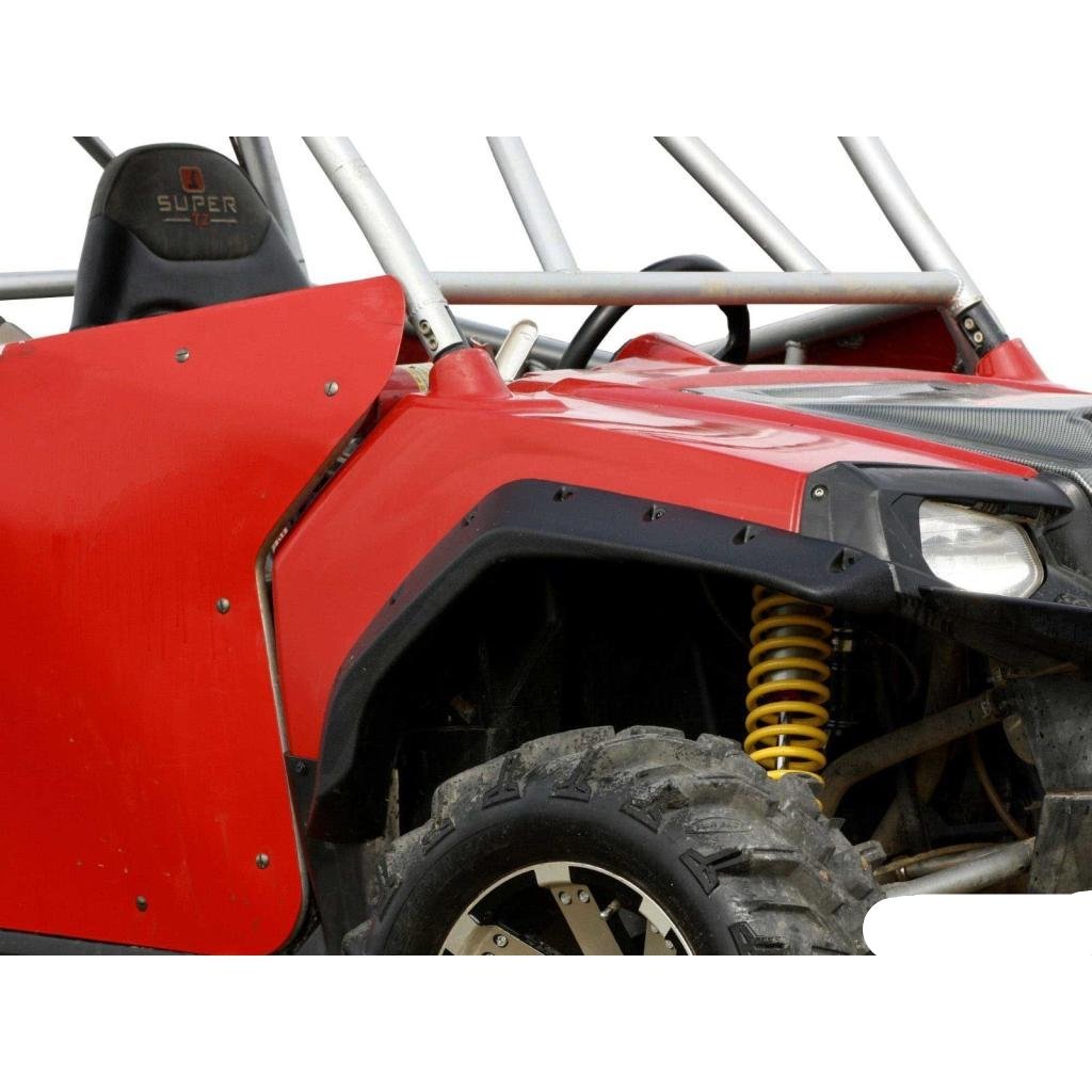 SuperATV Polaris RZR Black Safari Fender Flares - MojoMotoSport.com