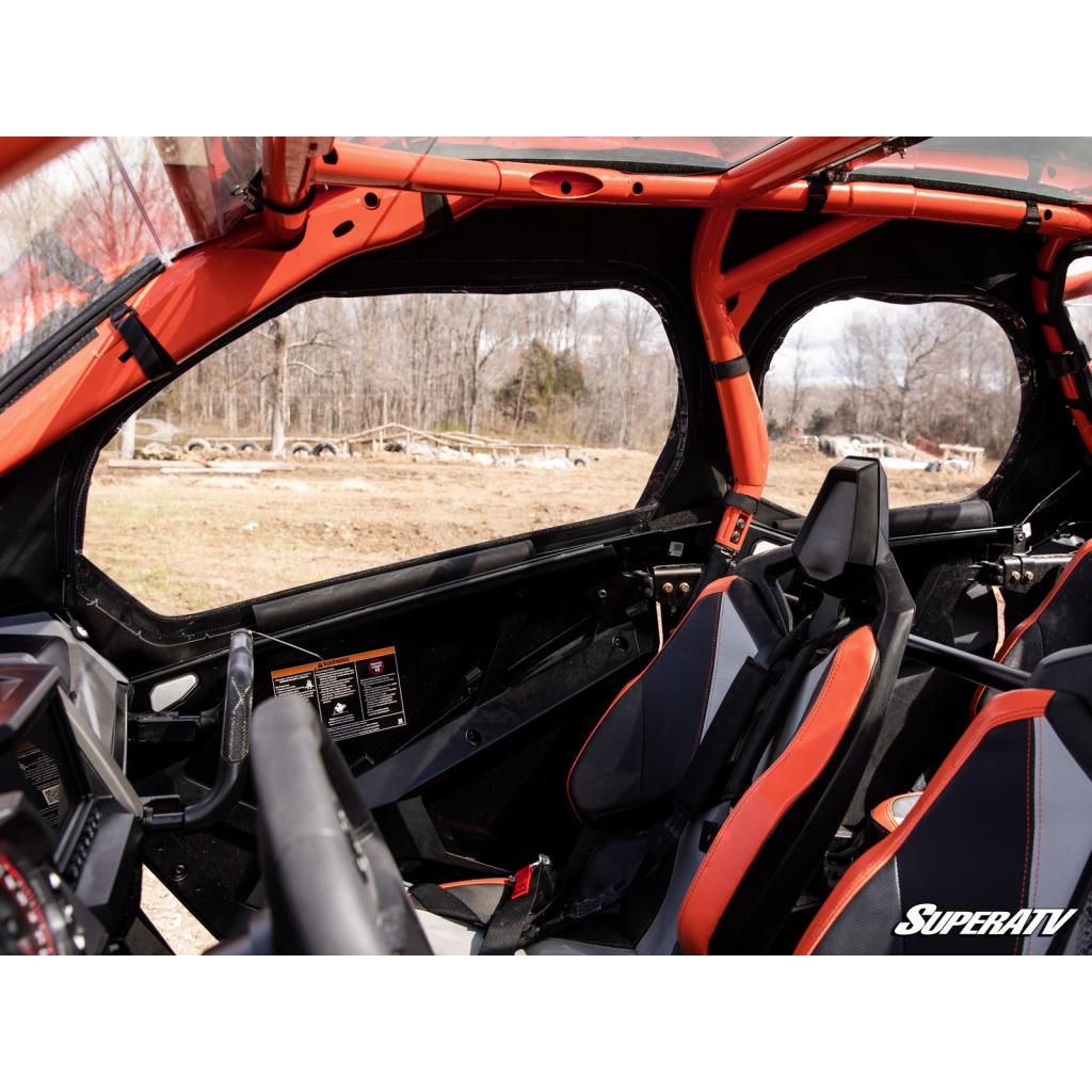 SuperATV Polaris RZR Pro R 4 Primal Soft Cab Enclosure Upper Doors - MojoMotoSport.com