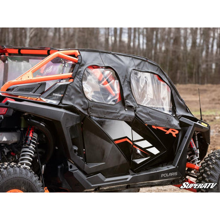 SuperATV Polaris RZR Pro R 4 Primal Soft Cab Enclosure Upper Doors - MojoMotoSport.com