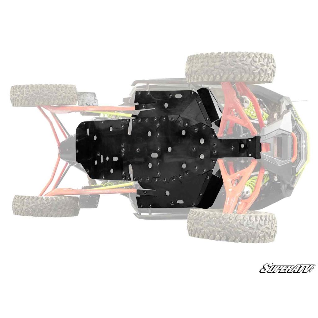 SuperATV Polaris RZR Pro R Full Skid Plate - MojoMotoSport.com