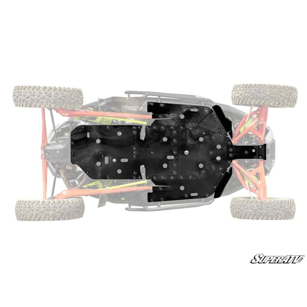 SuperATV Polaris RZR Pro R Full Skid Plate - MojoMotoSport.com