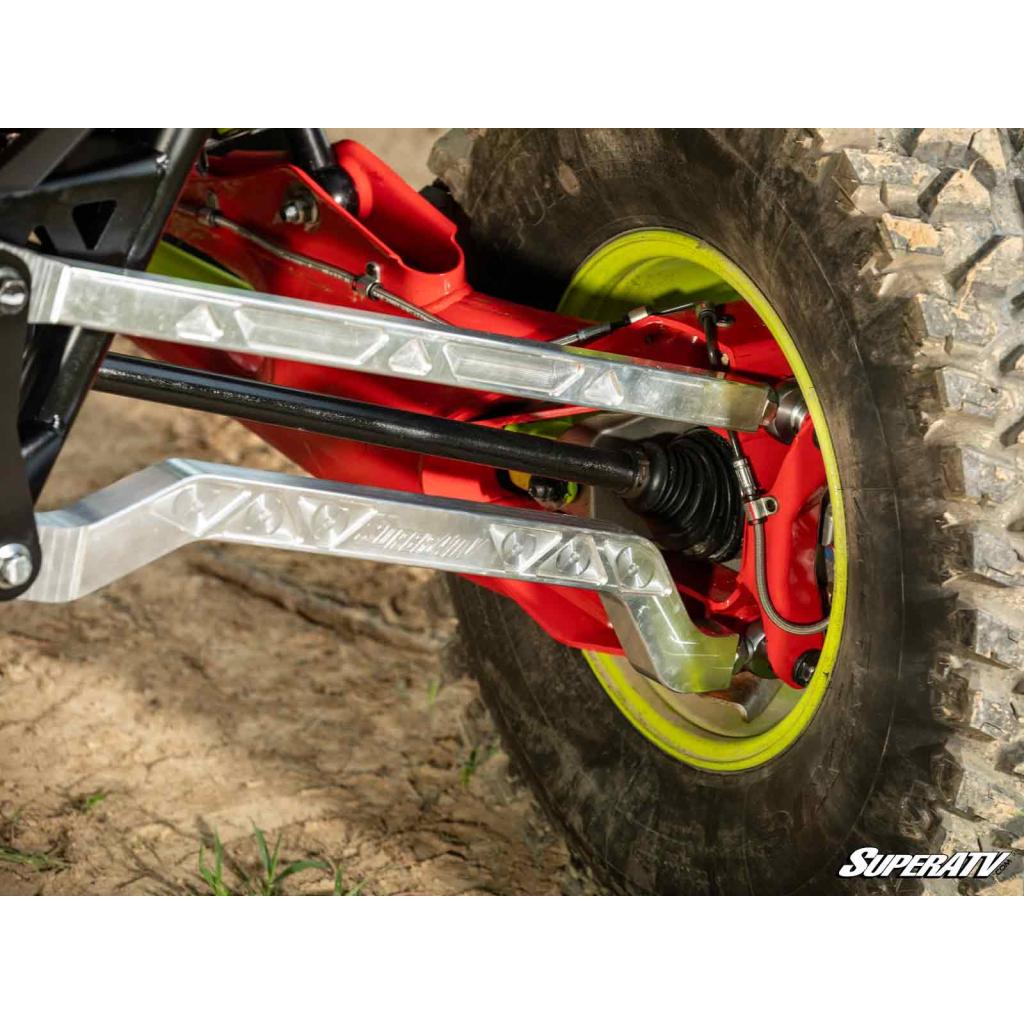 SuperATV Polaris RZR Pro R High - Clearance Billet Radius Arms - MojoMotoSport.com