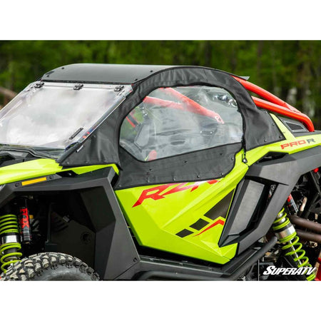SuperATV Polaris RZR Pro R Primal Soft Cab Enclosure Upper Doors - MojoMotoSport.com
