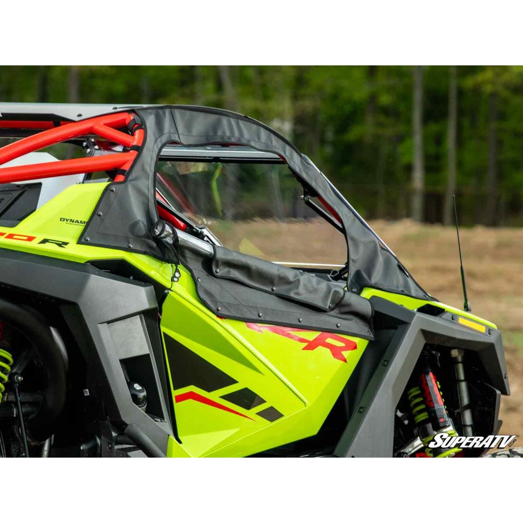 SuperATV Polaris RZR Pro R Primal Soft Cab Enclosure Upper Doors - MojoMotoSport.com
