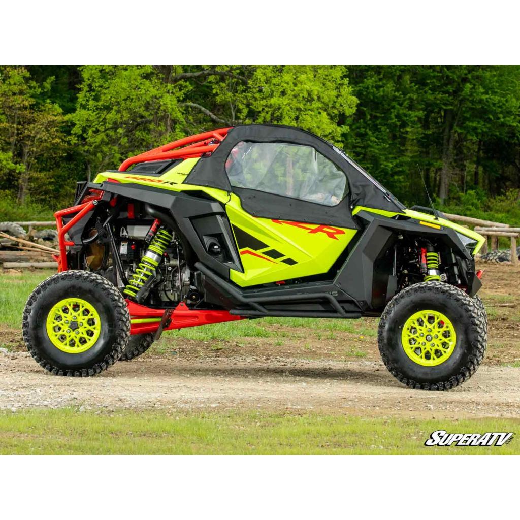 SuperATV Polaris RZR Pro R Primal Soft Cab Enclosure Upper Doors - MojoMotoSport.com