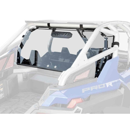 SuperATV Polaris RZR Pro R Rear Vented Windshield - MojoMotoSport.com