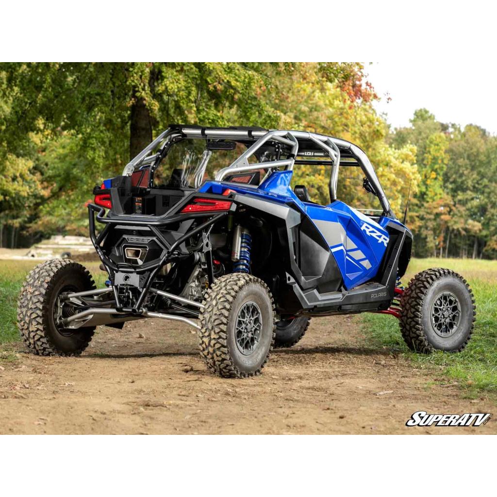 SuperATV Polaris RZR Pro R Rear Vented Windshield - MojoMotoSport.com