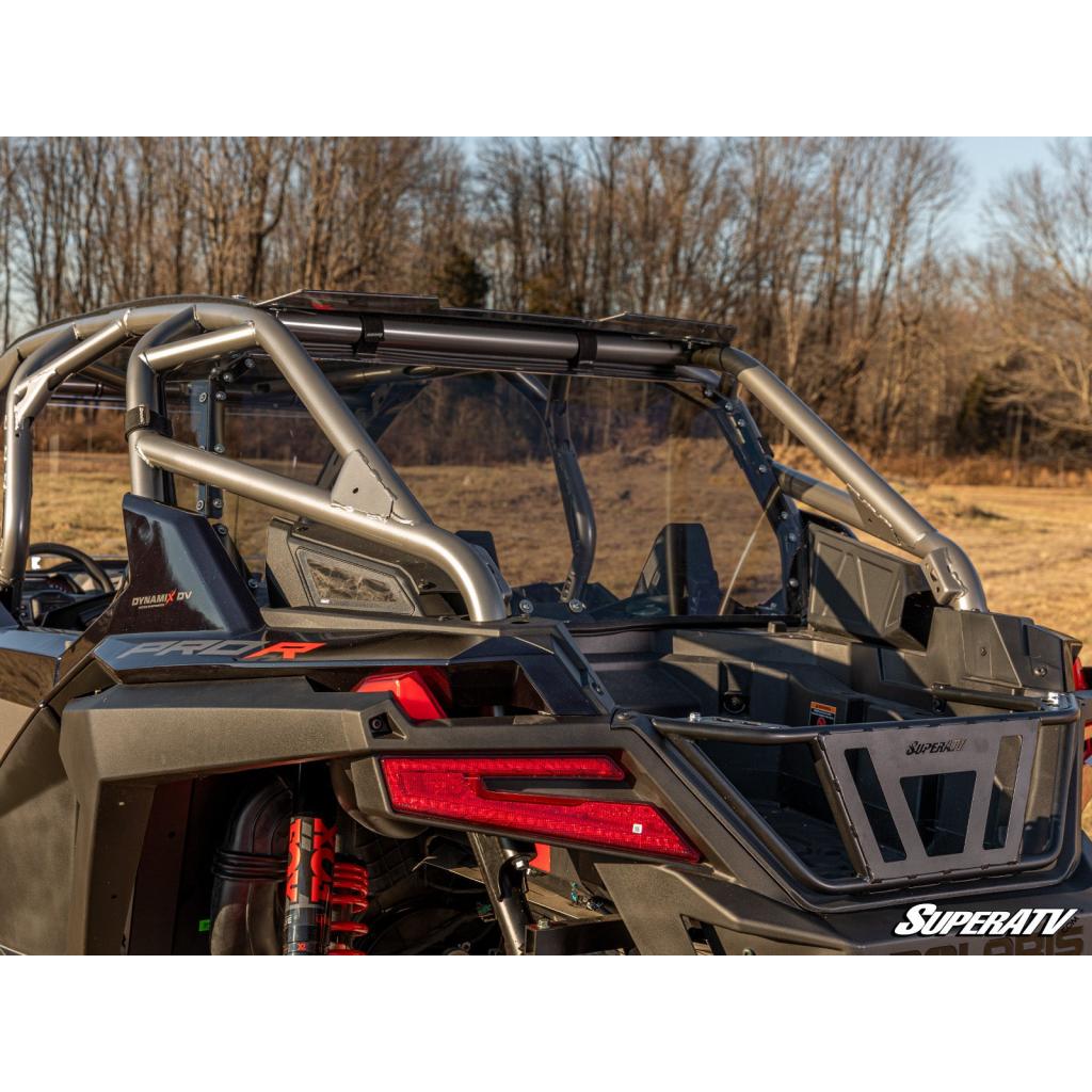 SuperATV Polaris RZR Pro R Rear Windshield - MojoMotoSport.com