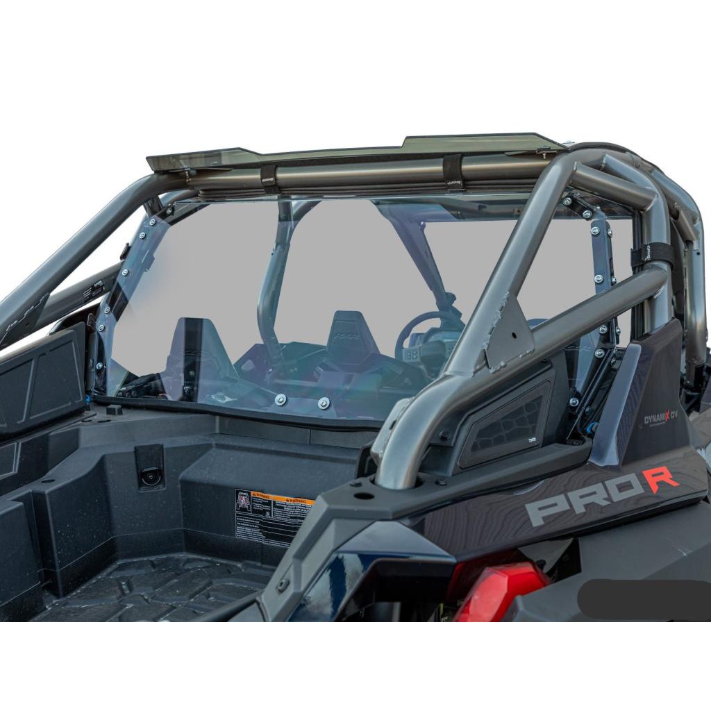 SuperATV Polaris RZR Pro R Rear Windshield - MojoMotoSport.com