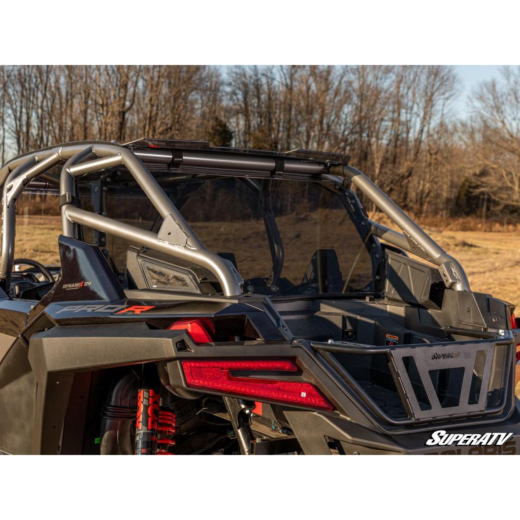 SuperATV Polaris RZR Pro R Rear Windshield - MojoMotoSport.com