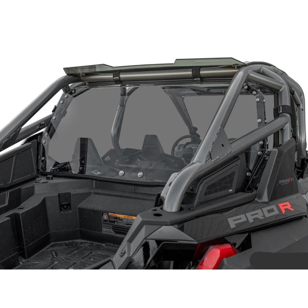 SuperATV Polaris RZR Pro R Rear Windshield - MojoMotoSport.com