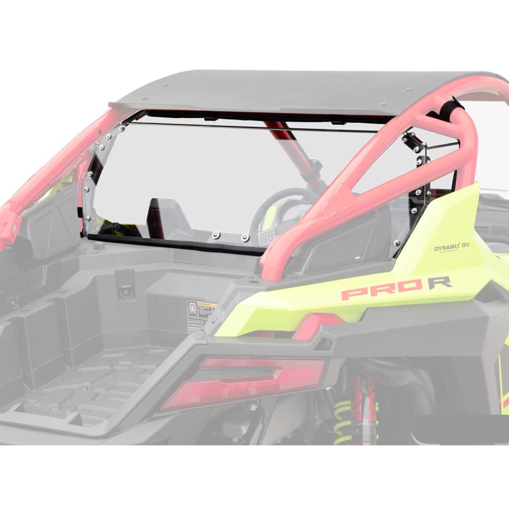 SuperATV Polaris RZR Pro R Rear Windshield - MojoMotoSport.com