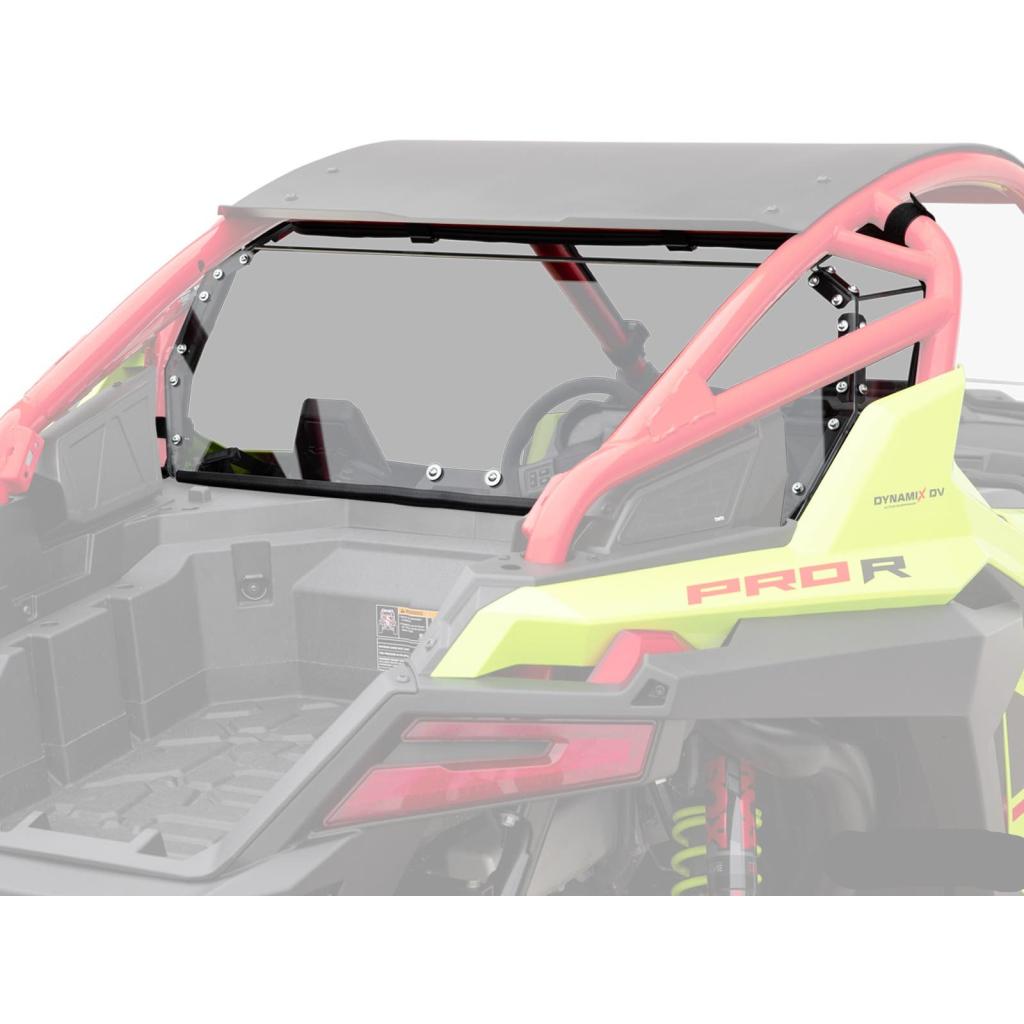 SuperATV Polaris RZR Pro R Rear Windshield - MojoMotoSport.com