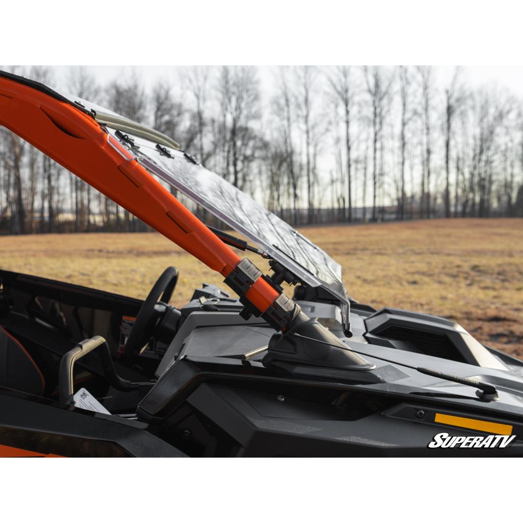 SuperATV Polaris RZR Pro R Scratch - Resistant Flip Windshield - MojoMotoSport.com