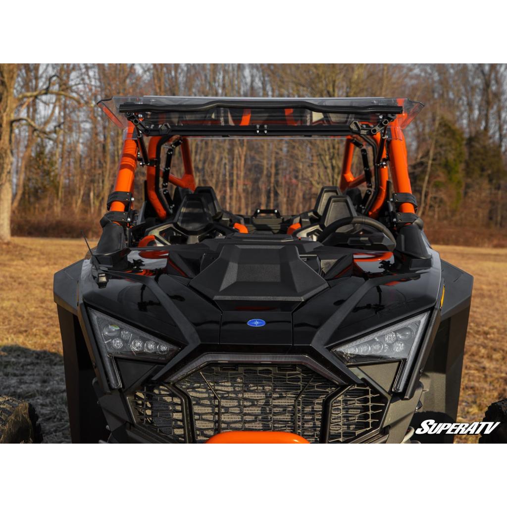 SuperATV Polaris RZR Pro R Scratch - Resistant Flip Windshield - MojoMotoSport.com