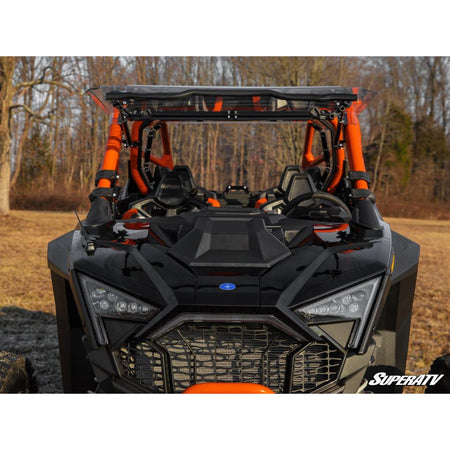 SuperATV Polaris RZR Pro R Scratch - Resistant Flip Windshield - MojoMotoSport.com