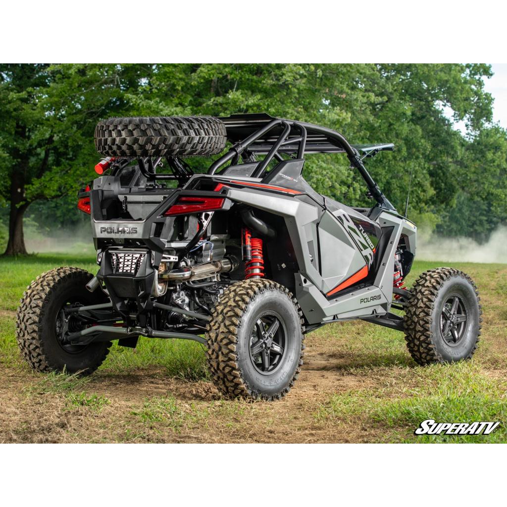 SuperATV Polaris RZR Pro R Spare Tire Carrier - MojoMotoSport.com