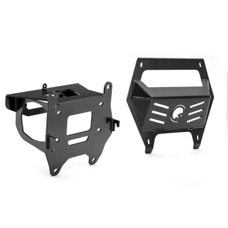 SuperATV Polaris RZR Pro R Winch Mounting Plate - MojoMotoSport.com