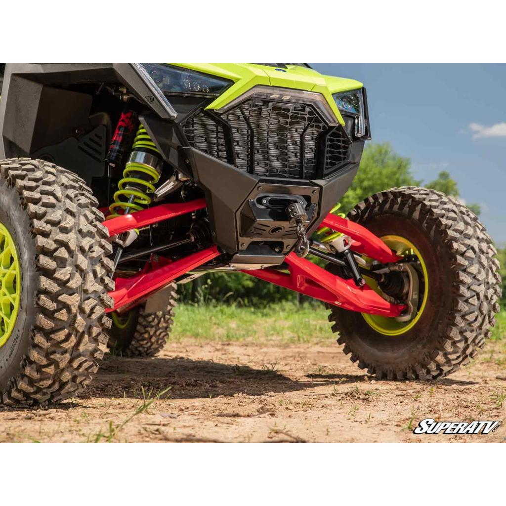SuperATV Polaris RZR Pro R Winch Mounting Plate - MojoMotoSport.com