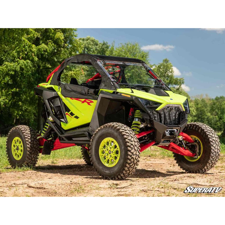 SuperATV Polaris RZR Pro R Winch Mounting Plate - MojoMotoSport.com