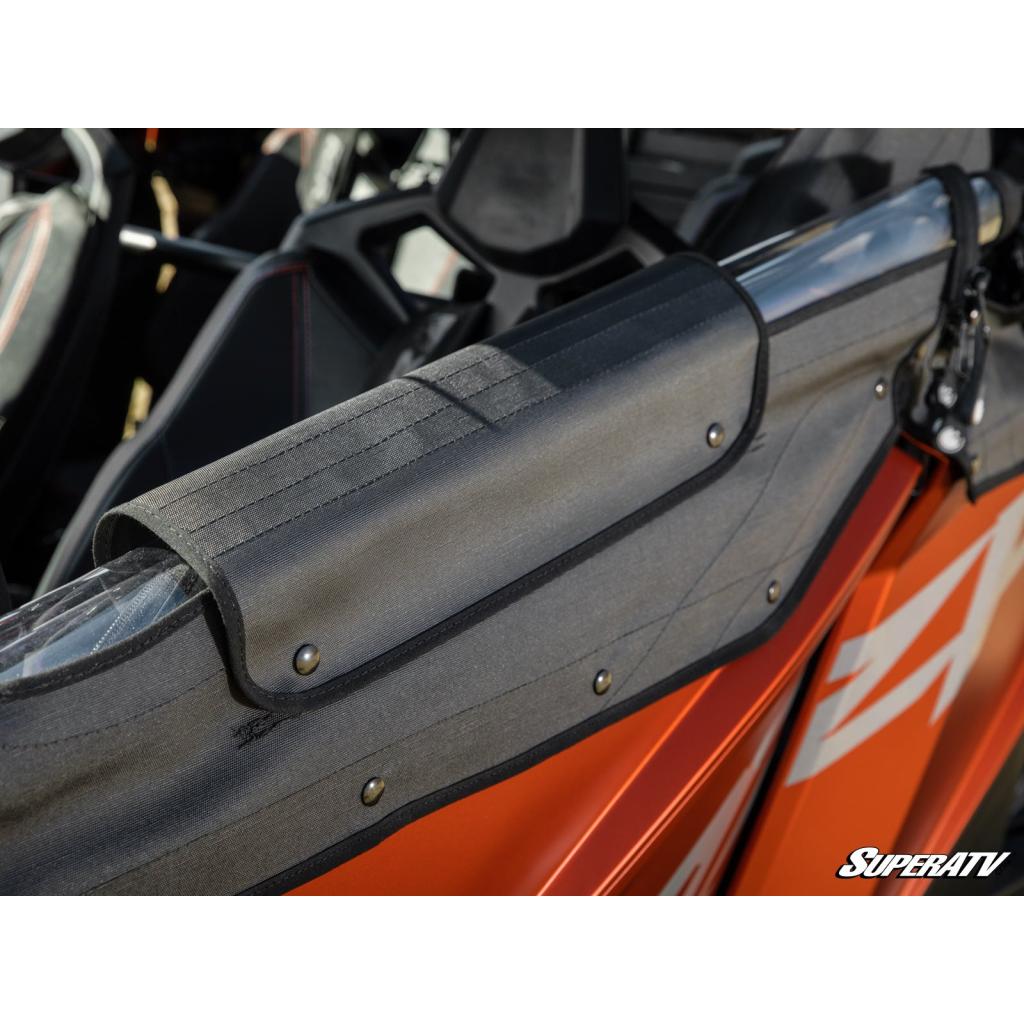SuperATV Polaris RZR PRO XP 4 Primal Soft Cab Enclosure Upper Doors - MojoMotoSport.com