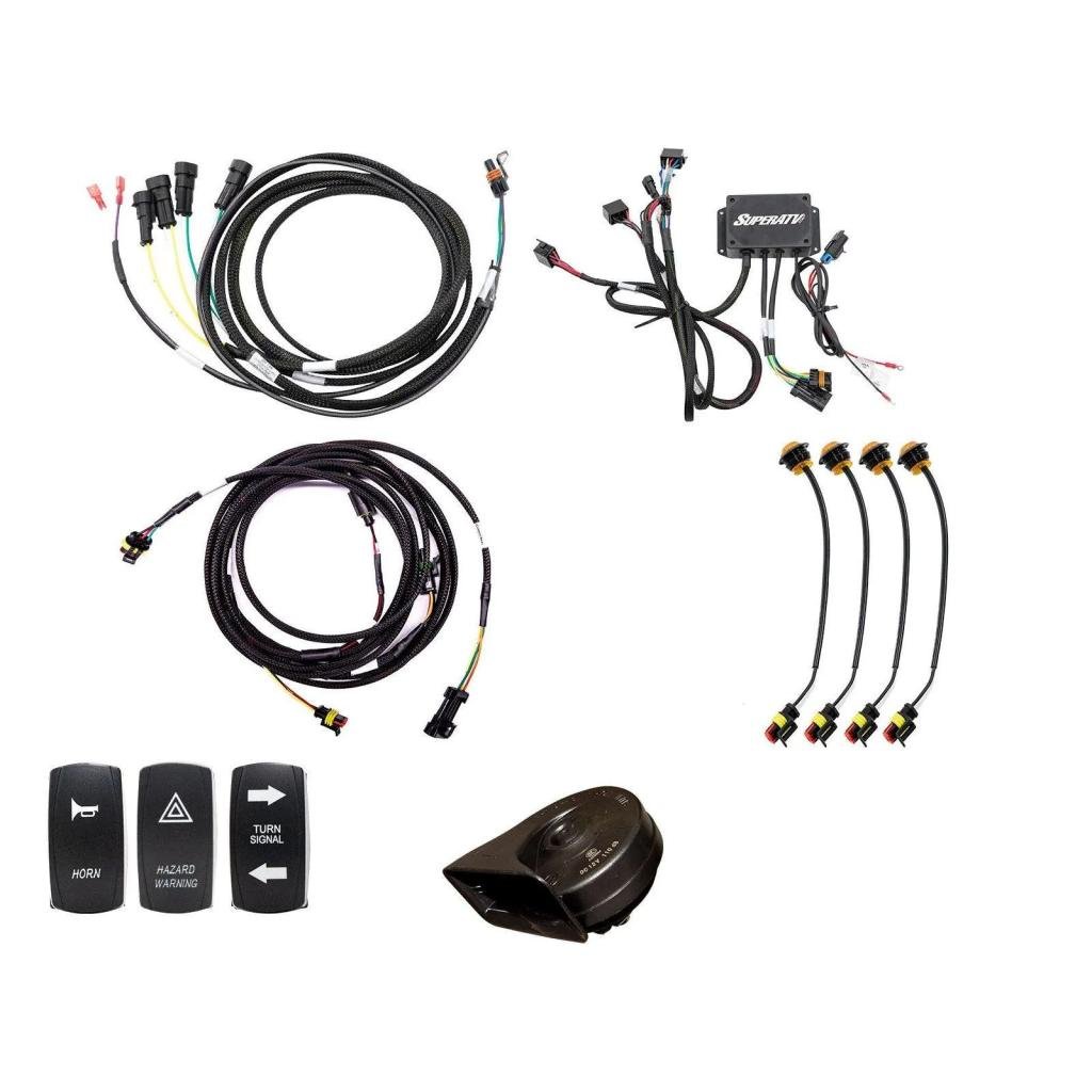 SuperATV Polaris RZR PRO XP Plug & Play Turn Signal Kit - MojoMotoSport.com