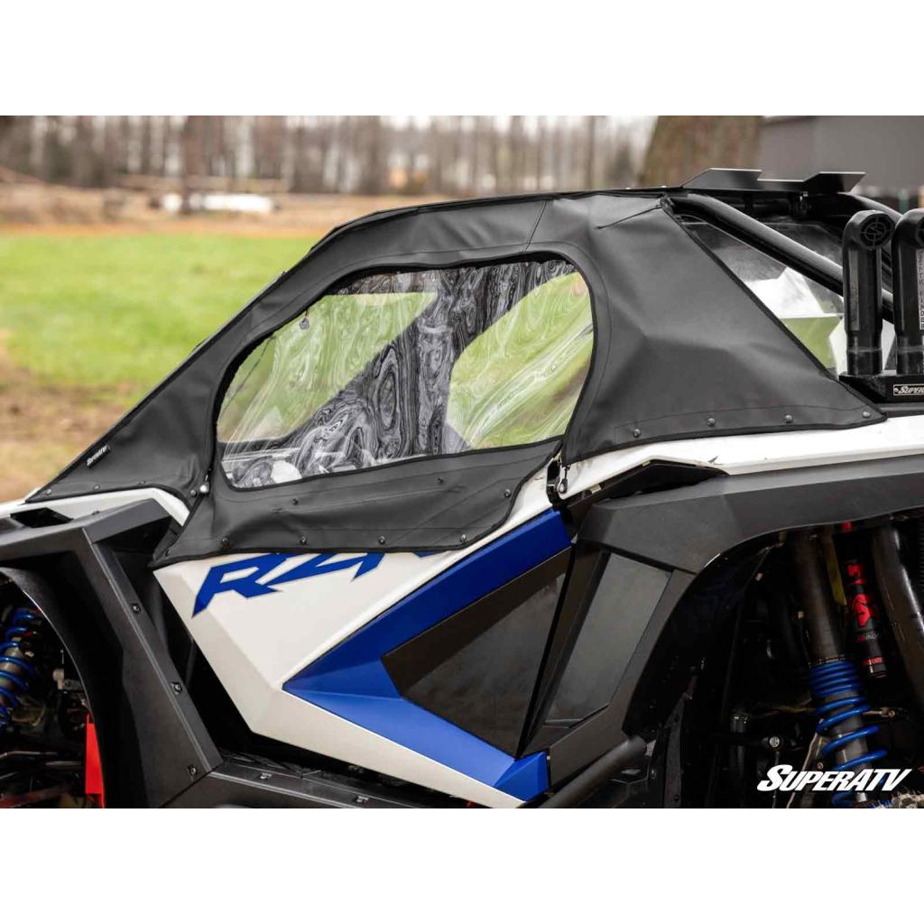 SuperATV Polaris RZR PRO XP Primal Soft Cab Enclosure Upper Doors - MojoMotoSport.com