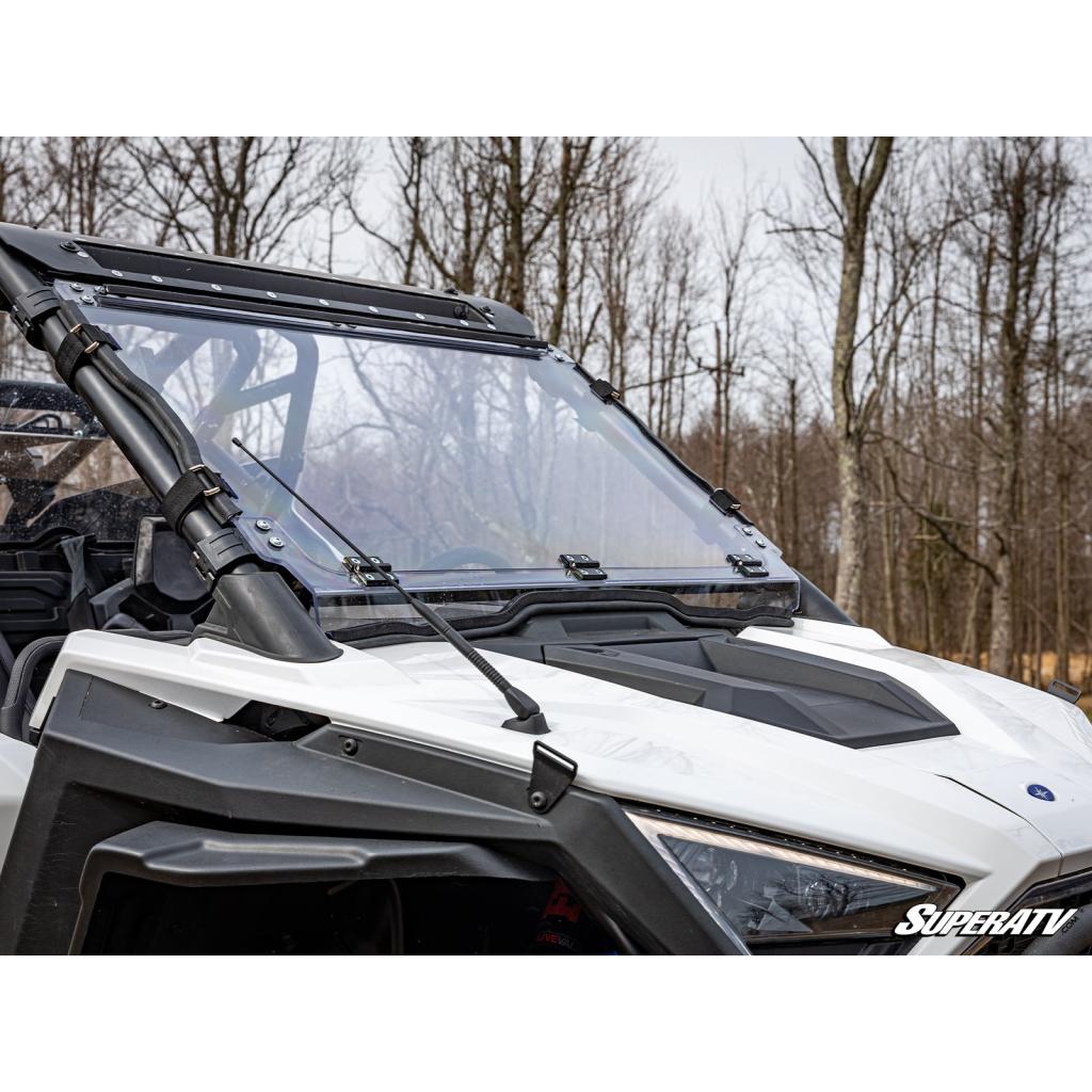 SuperATV Polaris RZR PRO XP Scratch Resistant Flip Down Windshield - MojoMotoSport.com