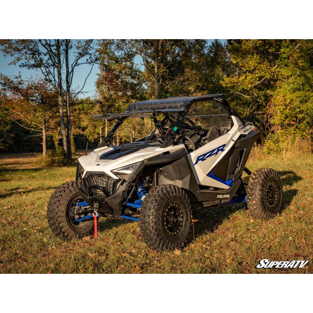 SuperATV Polaris RZR PRO XP Scratch Resistant Flip Windshield - MojoMotoSport.com