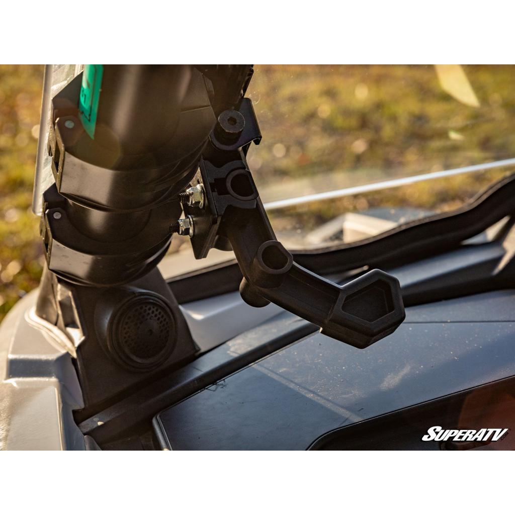 SuperATV Polaris RZR PRO XP Scratch Resistant Flip Windshield - MojoMotoSport.com