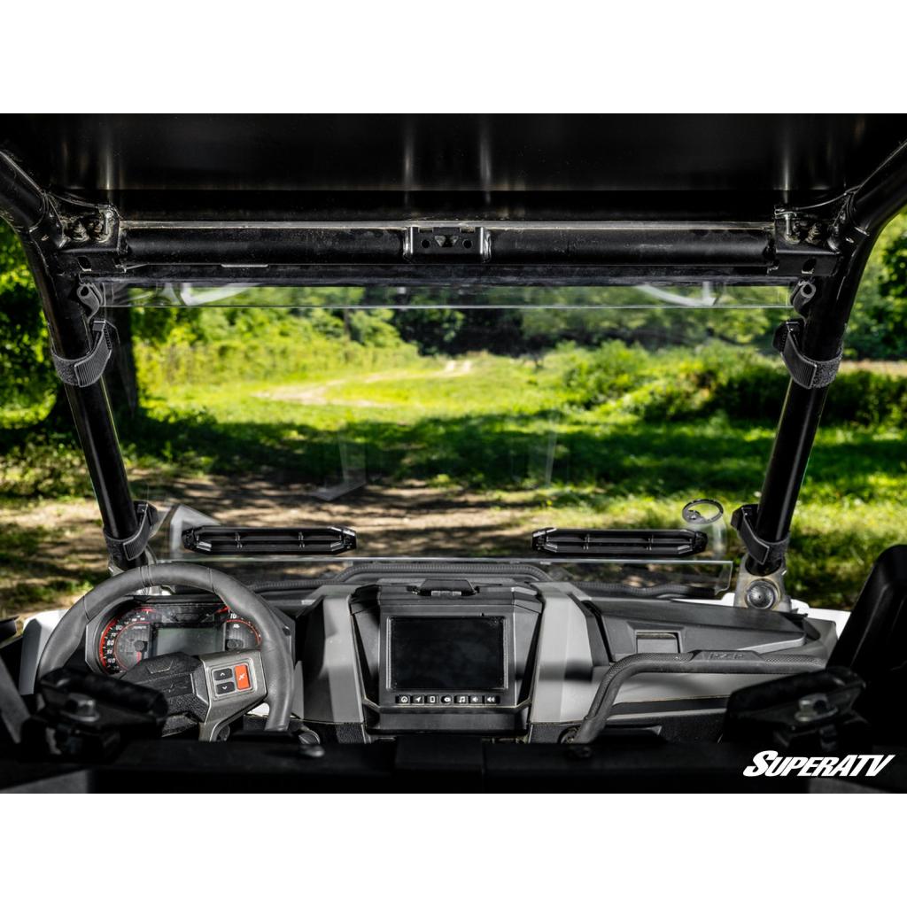 SuperATV Polaris RZR PRO XP Scratch Resistant Vented Full Windshield - MojoMotoSport.com