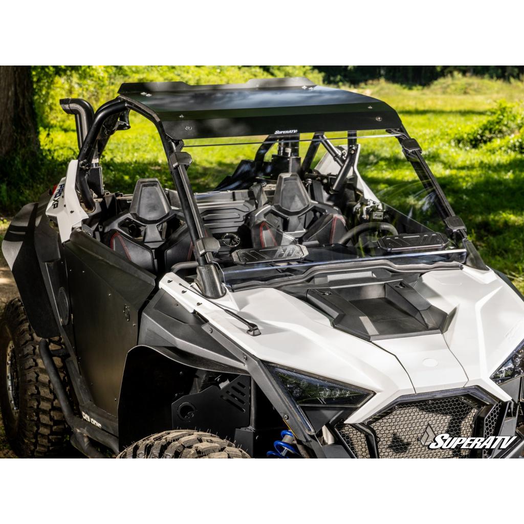 SuperATV Polaris RZR PRO XP Scratch Resistant Vented Full Windshield - MojoMotoSport.com