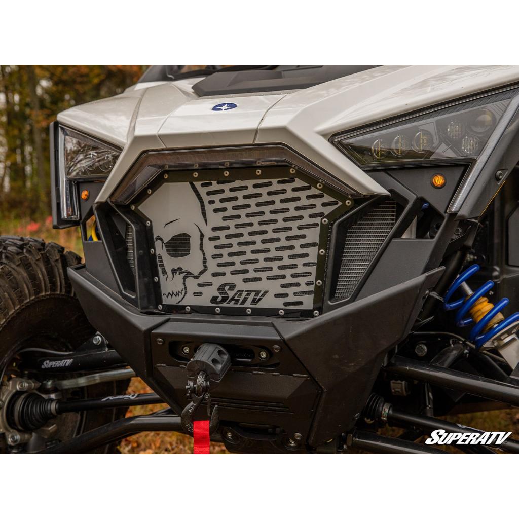 SuperATV Polaris RZR PRO XP Skull Style Grille Insert - MojoMotoSport.com