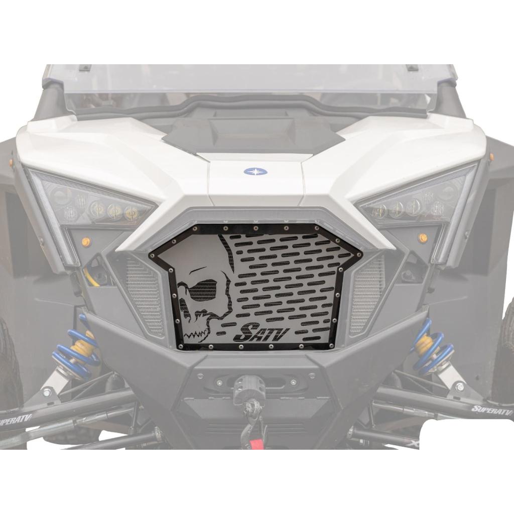 SuperATV Polaris RZR PRO XP Skull Style Grille Insert - MojoMotoSport.com