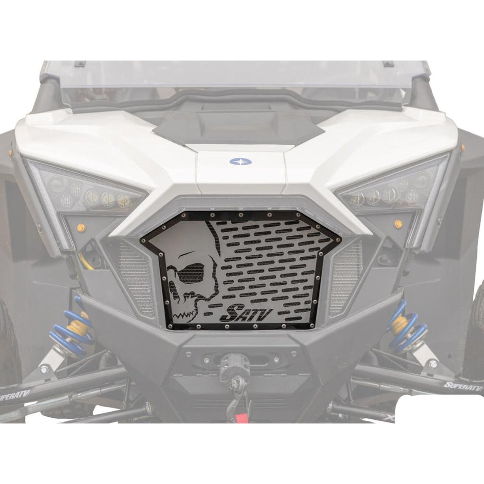 SuperATV Polaris RZR PRO XP Skull Style Grille Insert - MojoMotoSport.com