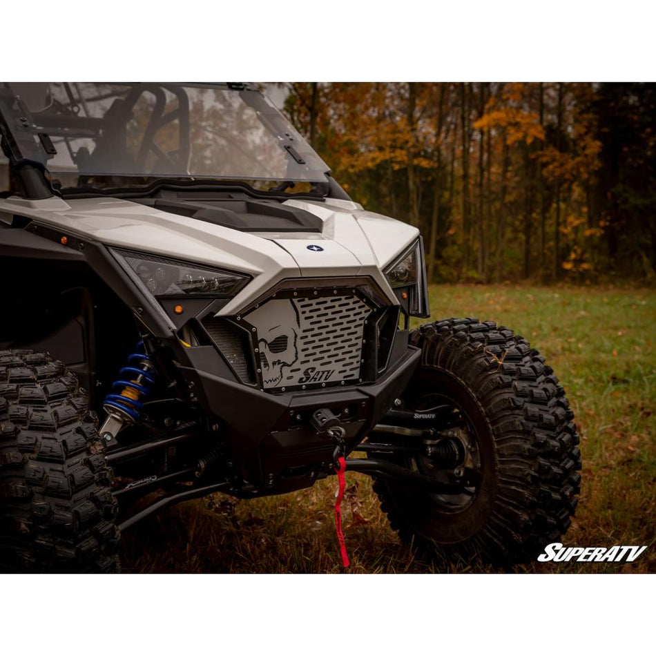 SuperATV Polaris RZR PRO XP Skull Style Grille Insert - MojoMotoSport.com