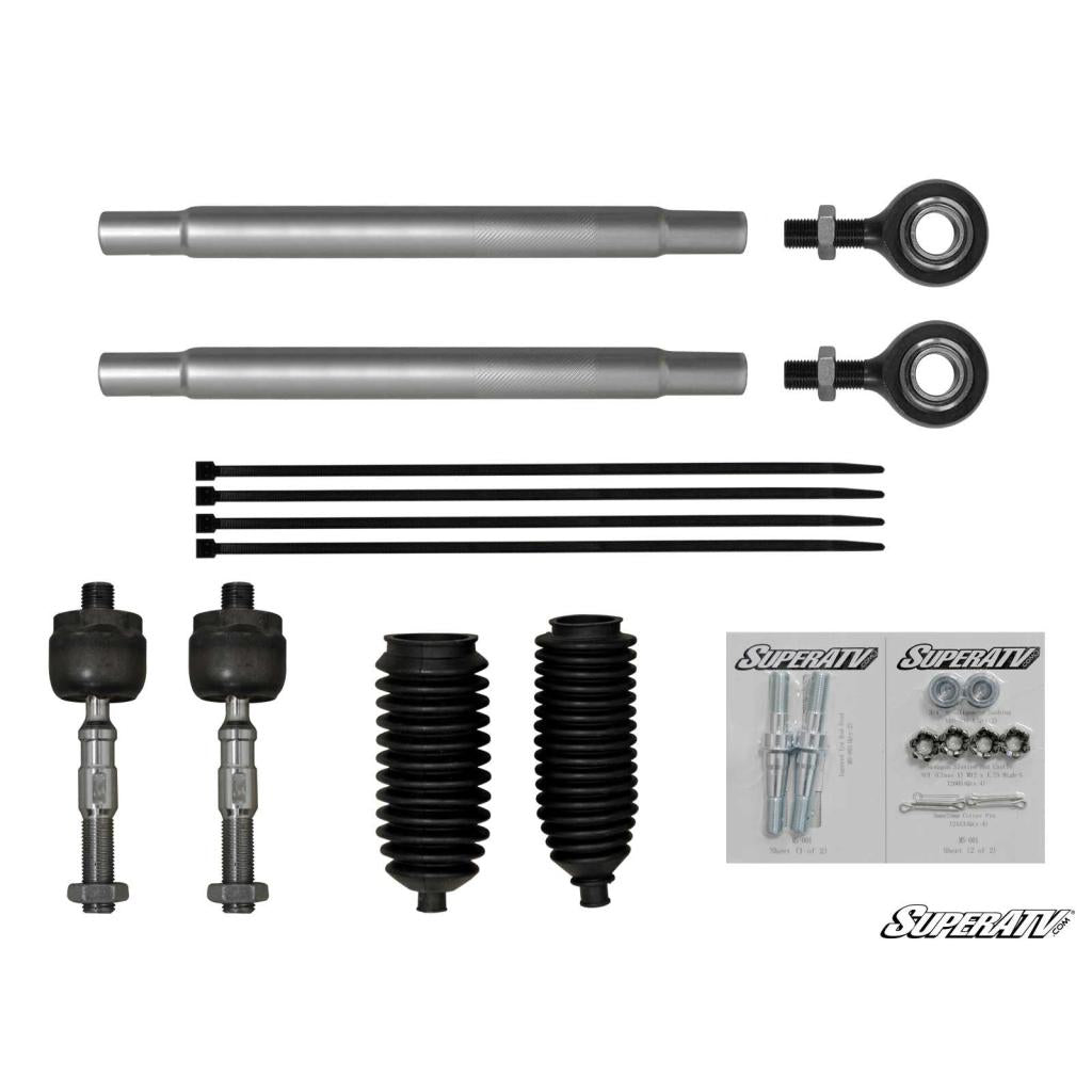SuperATV Polaris RZR S 900 / 4 900 Heavy - Duty Tie Rod Kit - MojoMotoSport.com