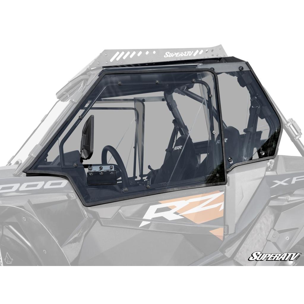 SuperATV Polaris RZR S 900 Hard Cab Enclosure Upper Doors - MojoMotoSport.com