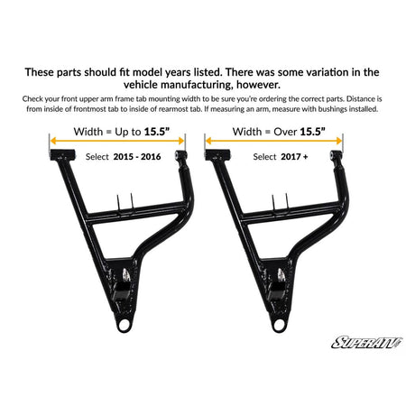 SuperATV Polaris RZR S 900 High Clearance A - Arms - MojoMotoSport.com