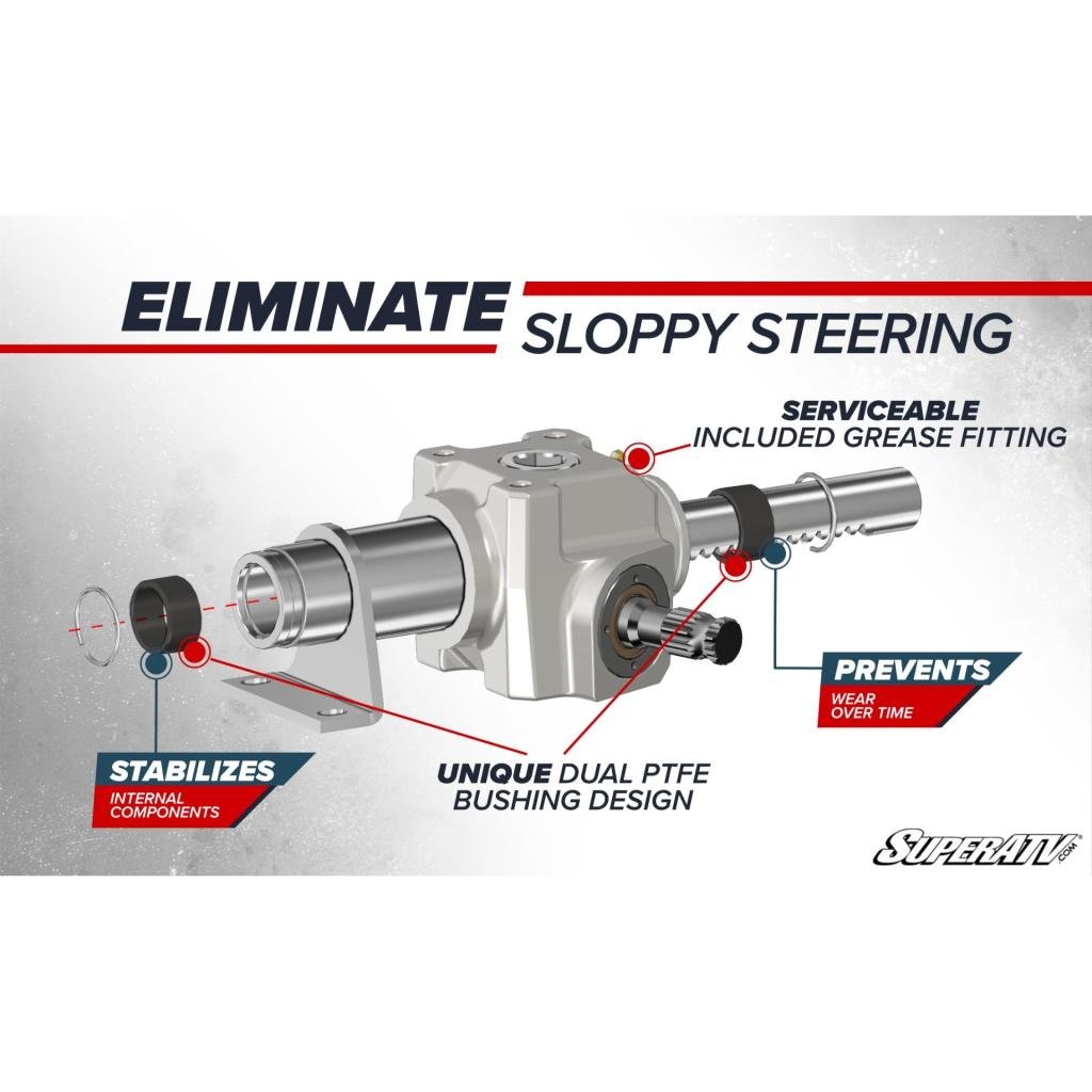SuperATV Polaris RZR S 900 RackBoss 2.0 Rack and Pinion - MojoMotoSport.com