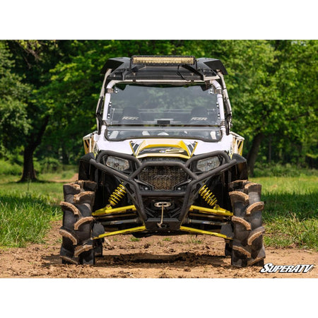 SuperATV Polaris RZR Scratch Resistant Flip Windshield - MojoMotoSport.com