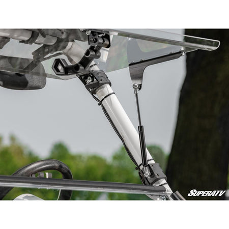 SuperATV Polaris RZR Scratch Resistant Flip Windshield - MojoMotoSport.com